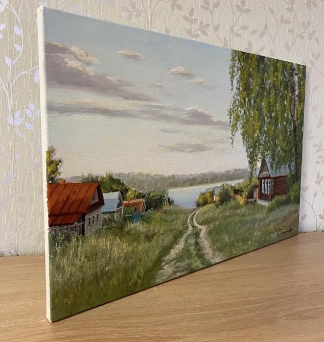 Деревня на берегу реки