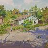  Крым. Весна. Улица в П. Соколином