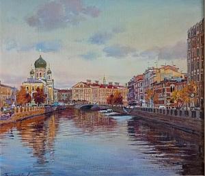 Вид на Свято Исидоровскую церковь
