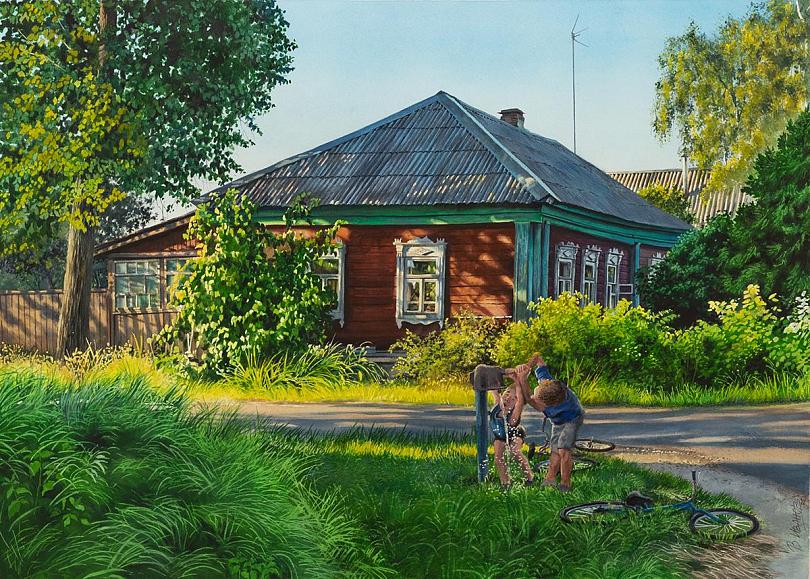 Старая колонка