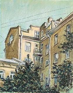 Дворик в Колокольниковом переулке