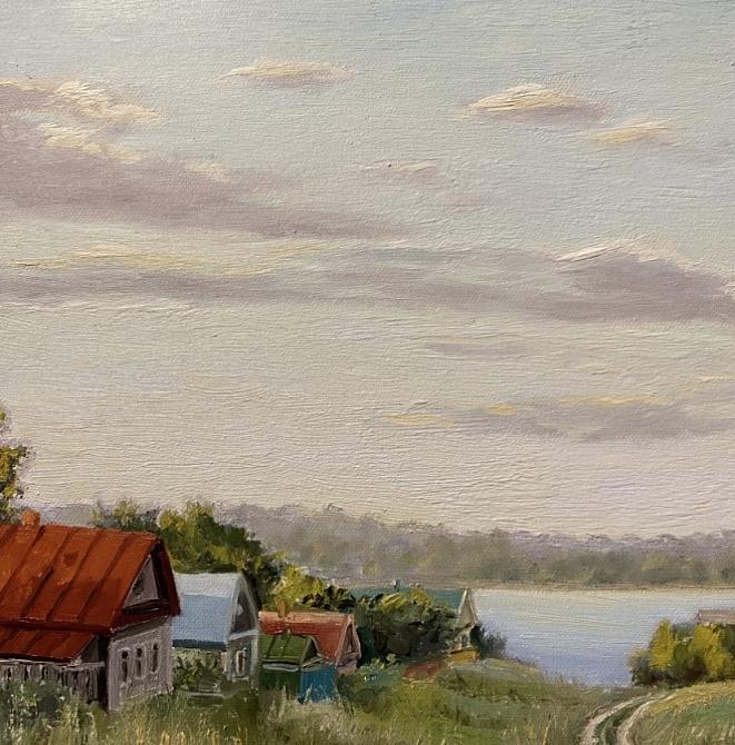 Деревня на берегу реки