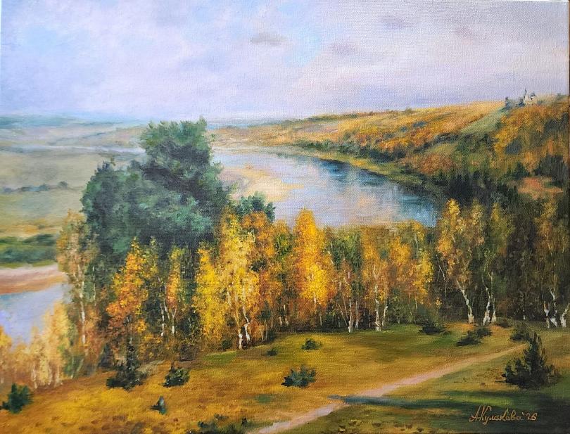Золотая осень. Копия  В.Д.Поленова