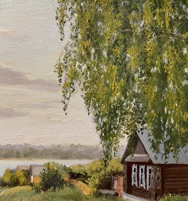 Деревня на берегу реки