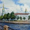 Вид на Николо-Богоявленский морской собор